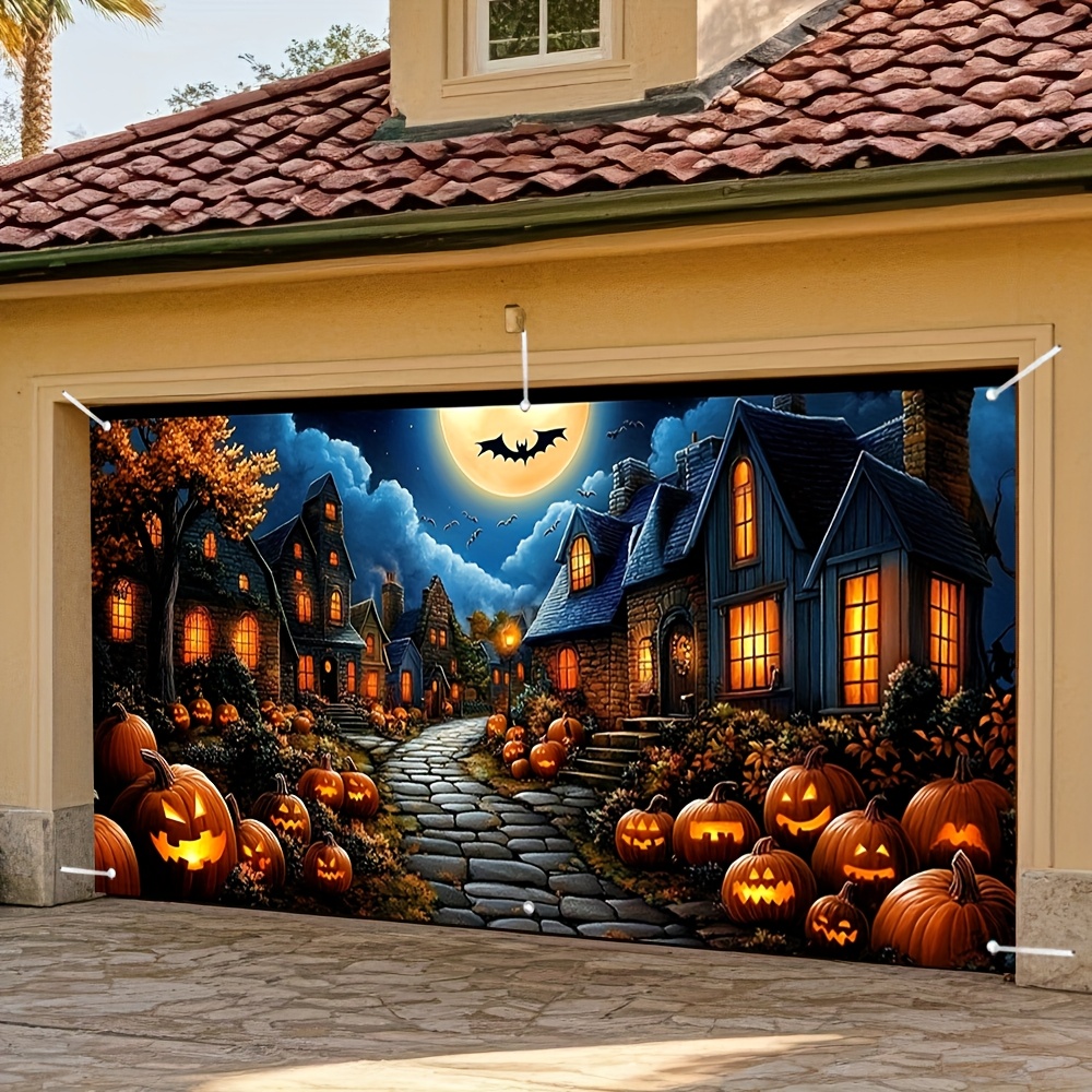 Outdoor Power Jack - Sfondo banner piatto di Halloween da