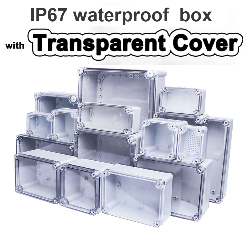 Outdoor Power Box Cover - Scatola impermeabile trasparente di tipo F