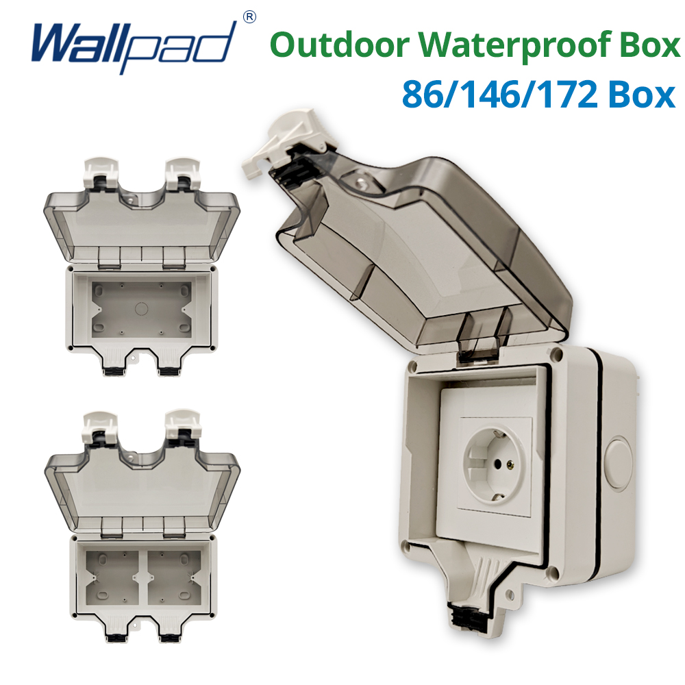 Outdoor Power Box Cover - Wallpad IP66 Scatola esterna impermeabile antipolvere