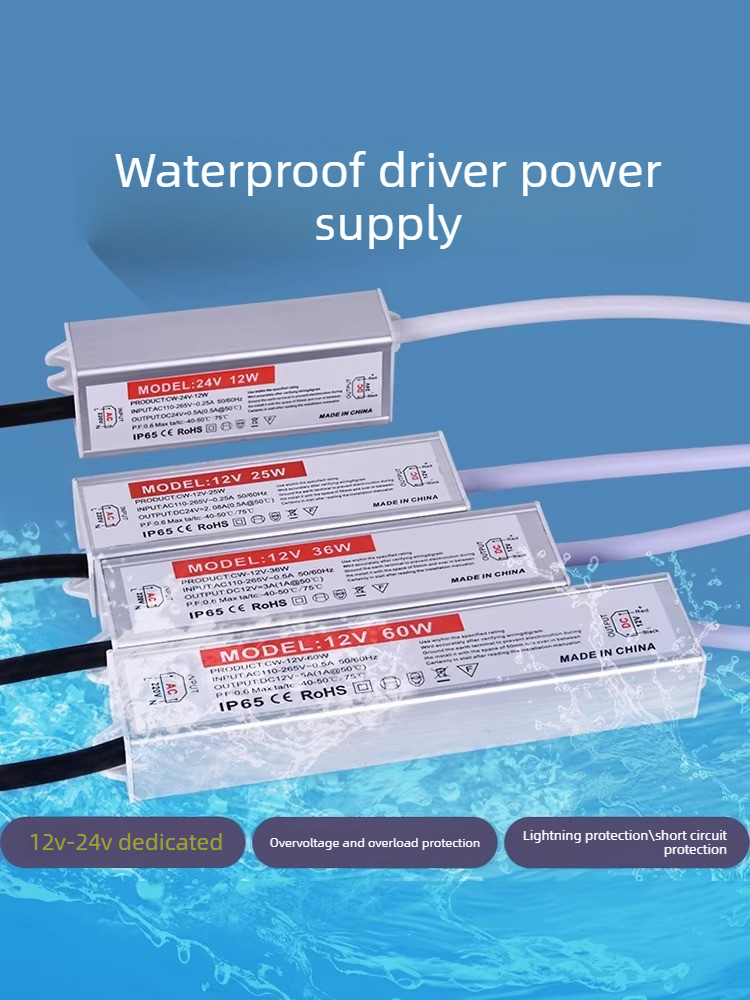 Outdoor Power Transformer - Alimentatore Impermeabile AC/DC IP67 DC12V 24V