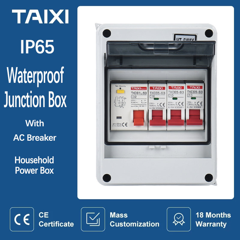 Outdoor Power Box Cover - Scatola di distribuzione elettrica impermeabile MCB