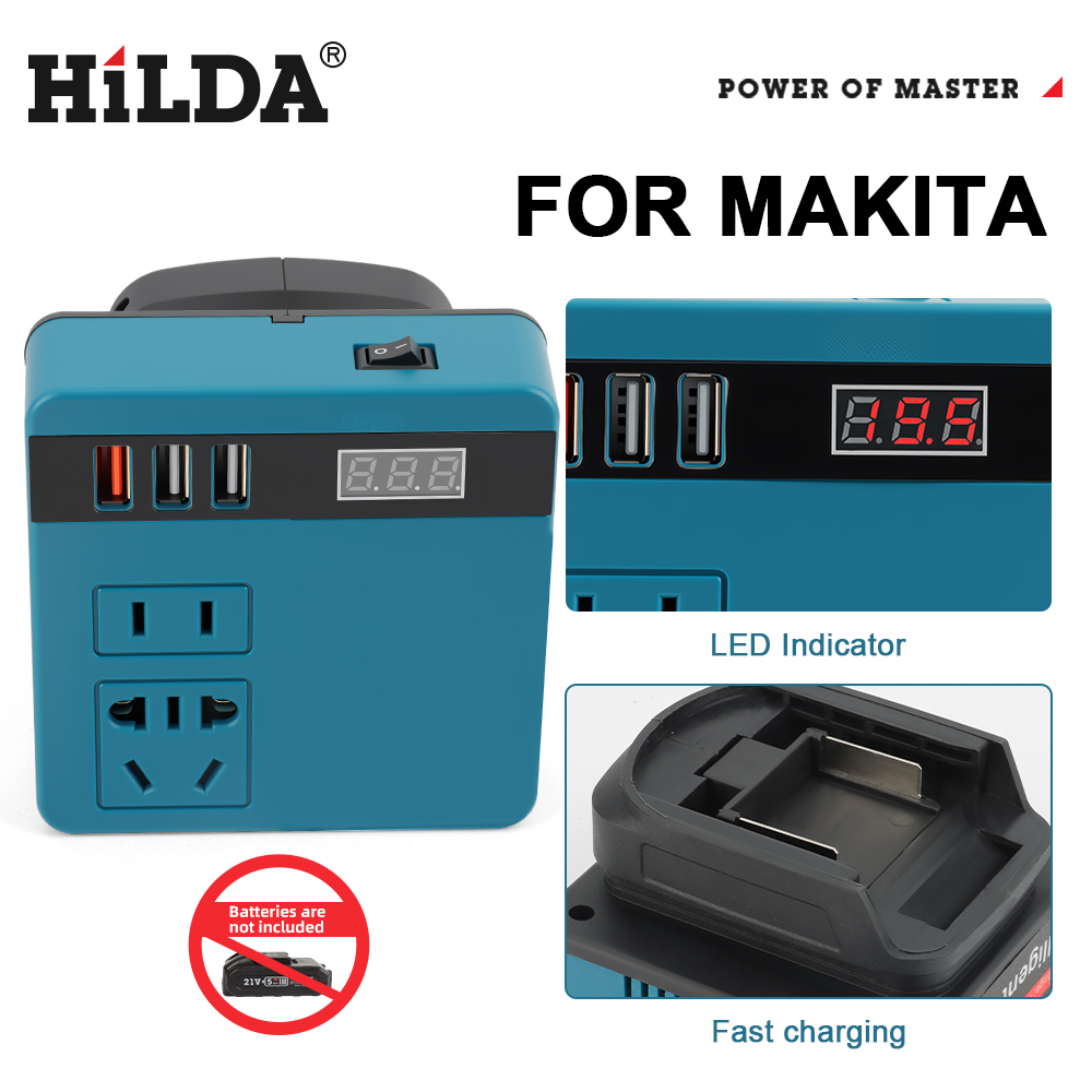Outdoor Power Transformer - HILDA Power Bank Multifunzionale con Inverter,