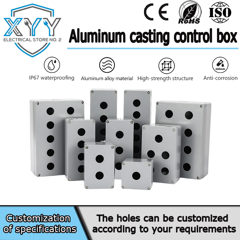 Outdoor Power Box Cover - Scatola per pulsanti in alluminio pressofuso,