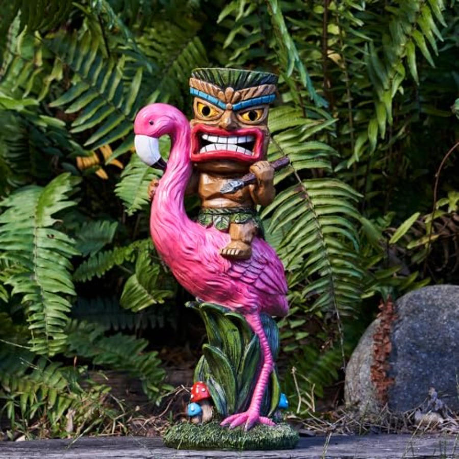 Outdoor Power Bar - Statua Tiki Solare - Statua da