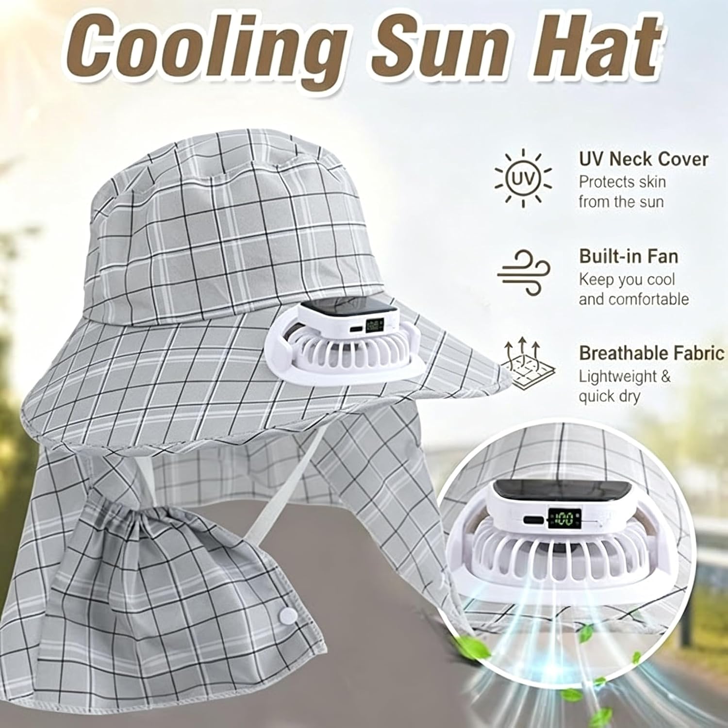Cappello con Ventilatore Solar - Outdoor Power Fan recensione e prezzo