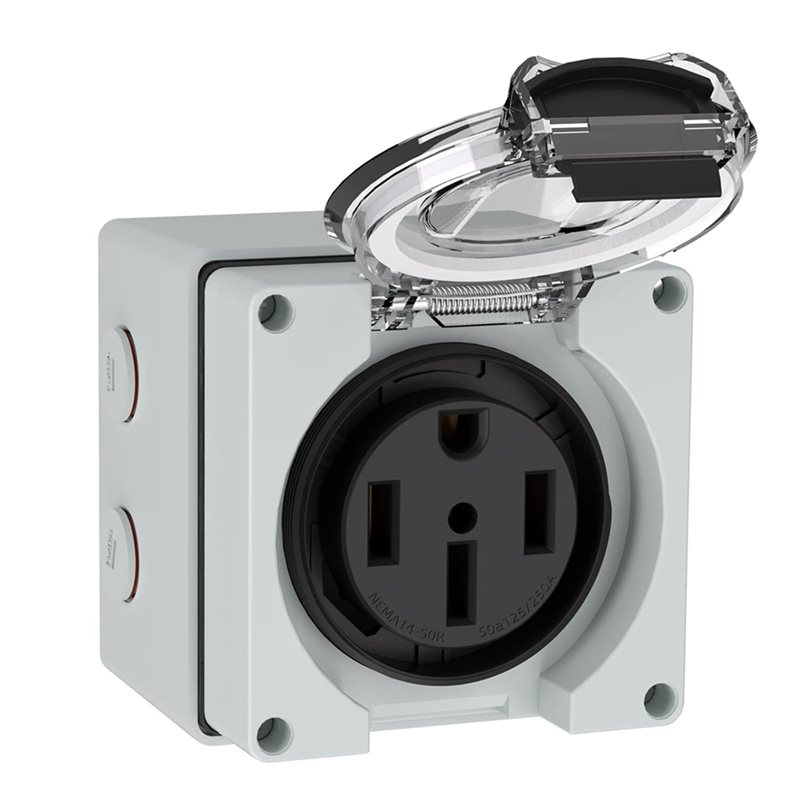 Y17A 6X 50Amp Power Outlet Box - Outdoor Power Receptacle recensione e prezzo
