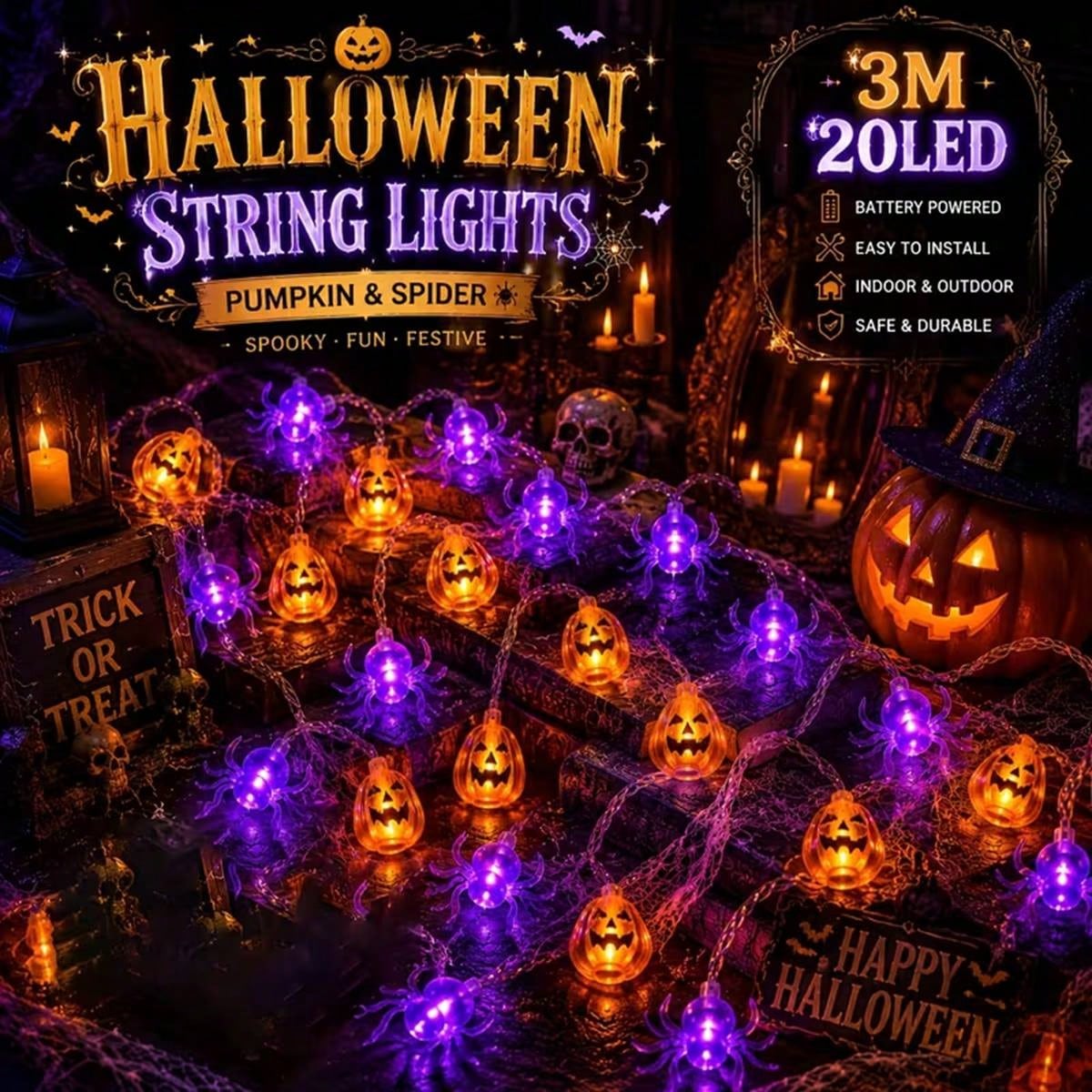 1 Pezzo Luci a Stringa LED 10/ - Outdoor Power Jack recensione e prezzo