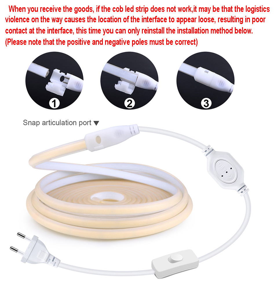 Striscia LED COB 110V 220V Sup - Outdoor Power Strip recensione e prezzo