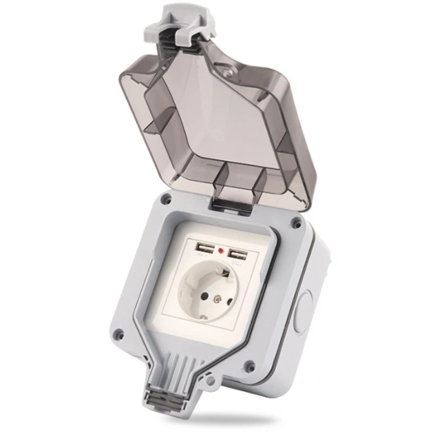 Presa a Muro Impermeabile IP66 - Outdoor Usb Power Outlet recensione e prezzo