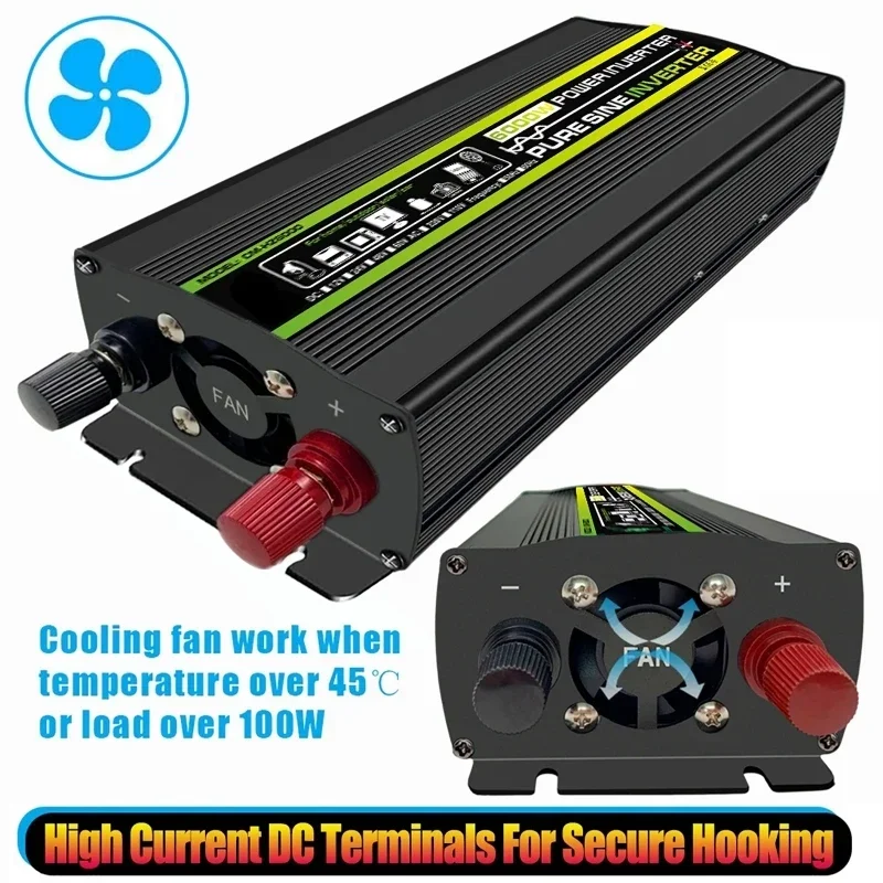 6000W DC12/24V a AC 220V Onda  - Outdoor Power Transformer recensione e prezzo